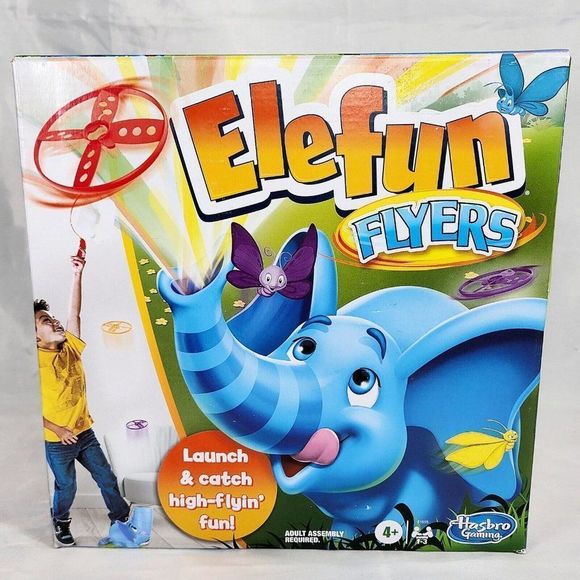 Elefun Flyers Butterfly Chasing Game Kids Ages 4 & Up Active Elephant Game New - Picture 1 of 4